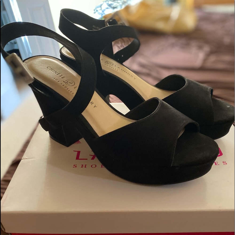 Black heels